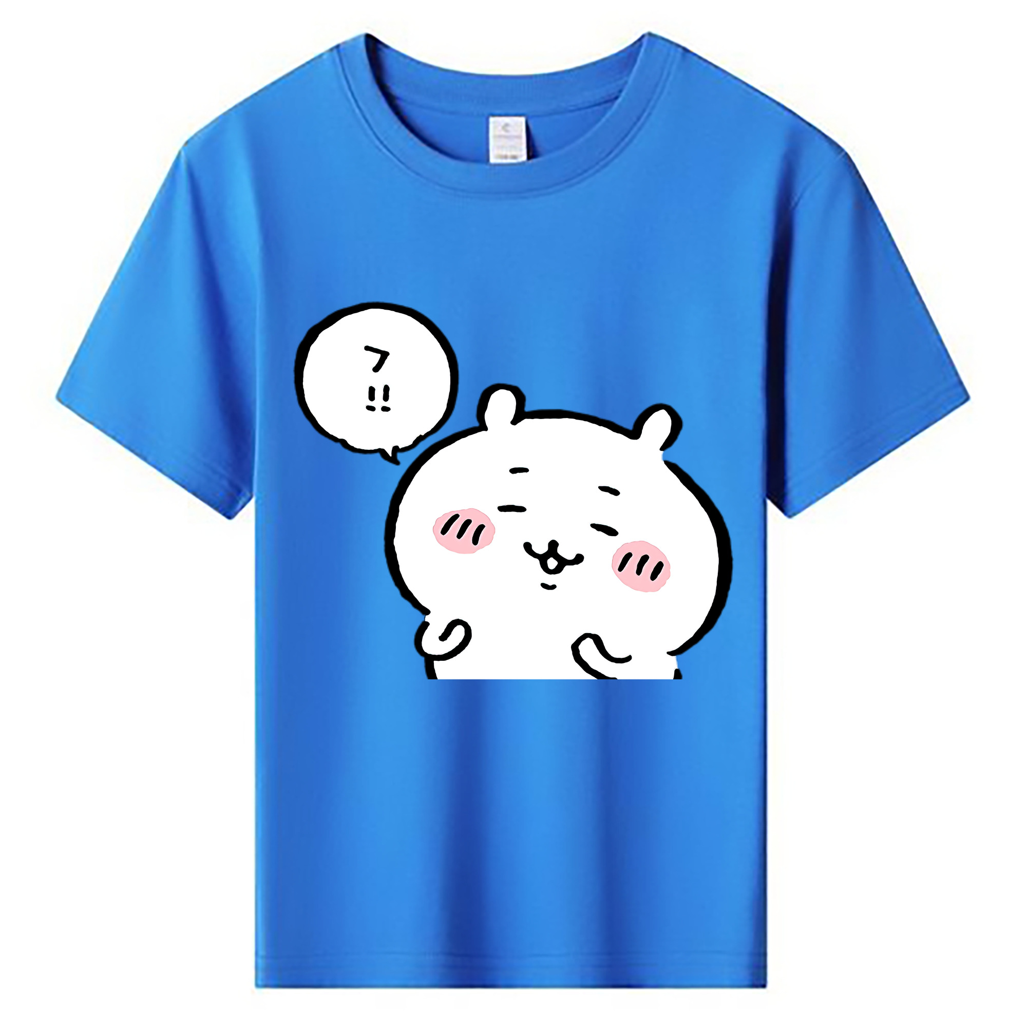 （画像用） ちいかわ ちいかわ Chii-kawa chiikawa 綿100％キッズTシャツ（フロントプリント）